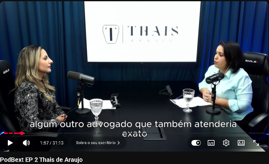 Thais de Araujo no PodBext · Episódio 2